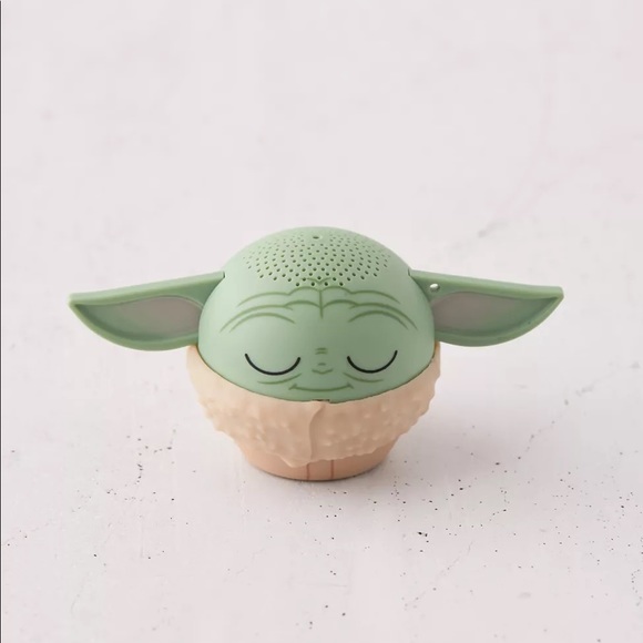 Bitty Boomers Other - Bitty Boomers Grogu Eyes Closed Star Wars Mandalorian Mini Bluetooth Speaker